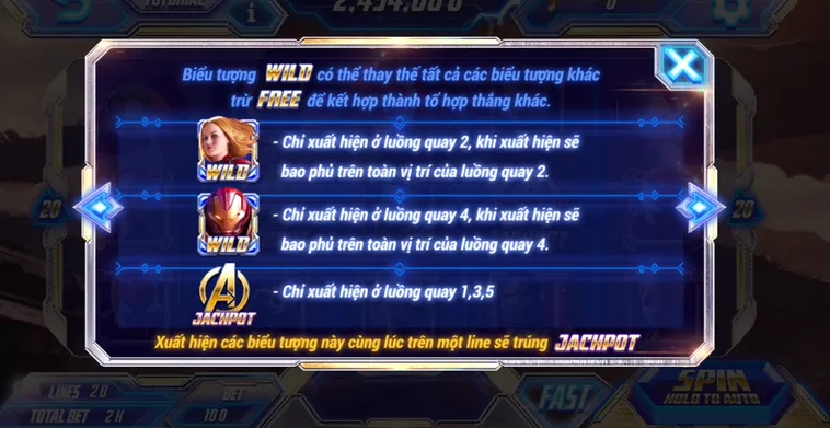 Trải Nghiệm Bùng Nổ Với Nổ Hũ Avengers Tại SunWin Đẳng Cấp Quốc Tế
