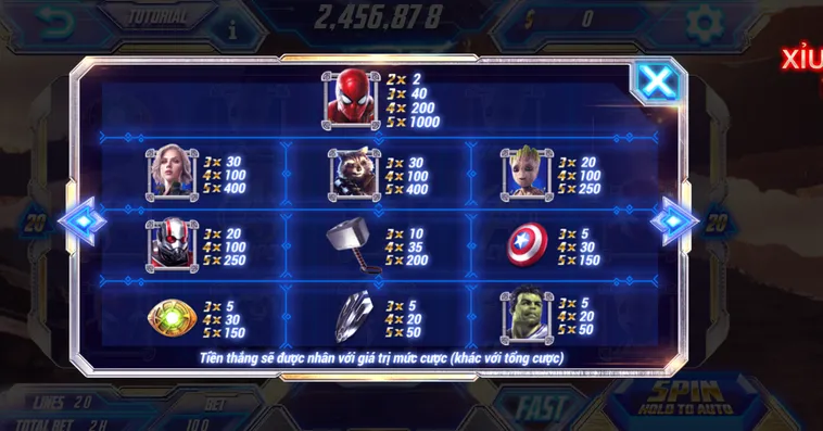 Trải Nghiệm Bùng Nổ Với Nổ Hũ Avengers Tại SunWin Đẳng Cấp Quốc Tế